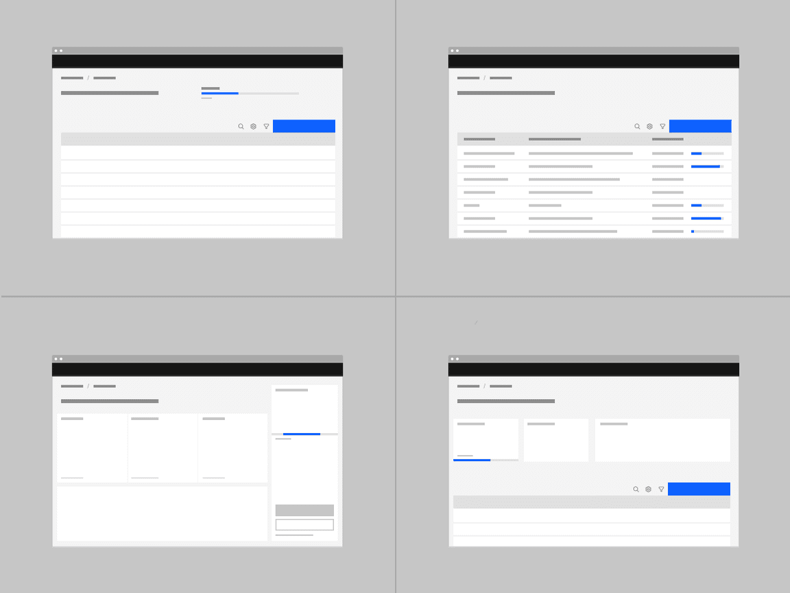 Progress bar alignments Progress bar alignments